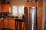 Fully Equipped Kitchen with Stainless Appliances 